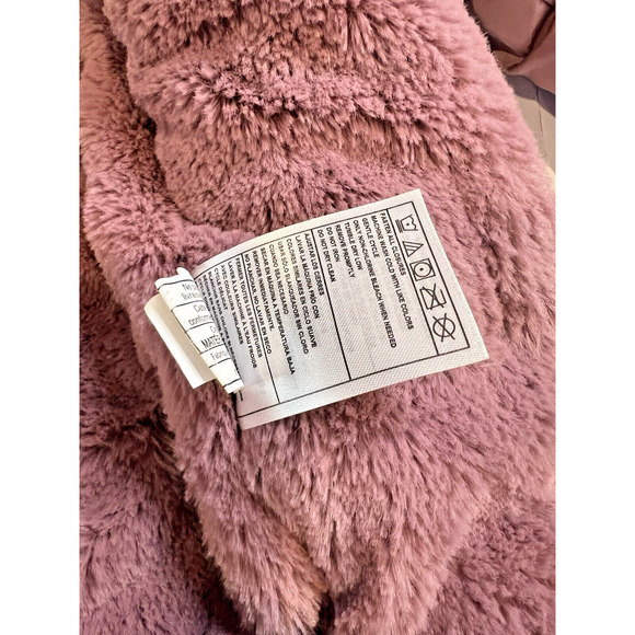 Bebe Puffer Jacket Hooded Womens LG Rose Pink‎ - Picture 8 of 9